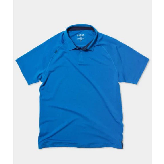 Rhone Apparel Men's Delta Pique Polo Shirt - Imperial Blue Tops 1 Rhone Apparel Men's Delta Pique Polo Shirt - Imperial Blue Tops