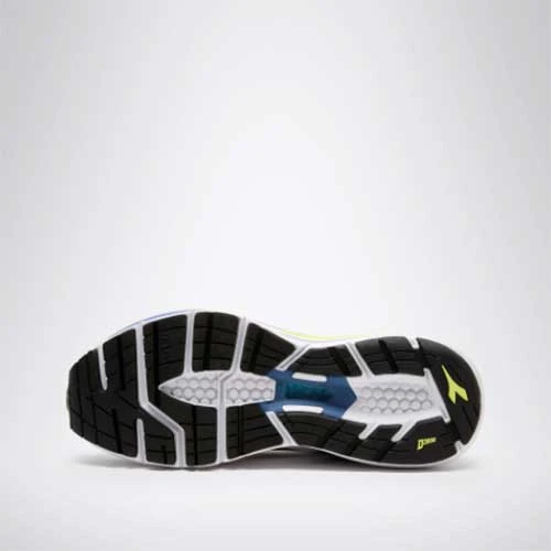 Diadora Men's Mythos Vortice 7 Running Shoe -Black Iris/White/Neon Yellow - Regular (D) Shoes 5 Diadora Men's Mythos Vortice 7 Running Shoe -Black Iris/White/Neon Yellow - Regular (D) Shoes