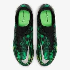 Nike Unisex Phantom GT2 DF SW TF - Black/Mtlc Platinum/Green Strike