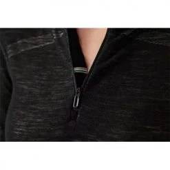 Smartwool Women's Intraknit Merino 200 1/4 Zip - Black/White Tops 9 Smartwool Women's Intraknit Merino 200 1/4 Zip - Black/White Tops