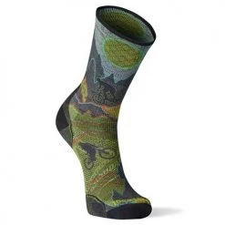 Smartwool Accessories Men's Performance Cycle Zero Cushion Print Crew Socks - Graphite