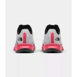 North Face Shoes Men's VECTIV Eminus Trail Shoe - TNF White Trail Marker Print/Coral - Regular (D)