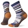 Smartwool Women's Performance Hike Light Cushion Stitch Stripe Mid Crew Socks - Deep Navy