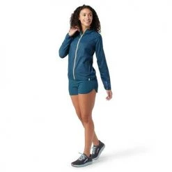 Smartwool Women's Merino Sport Ultra Light Hoodie - Twilight Blue
