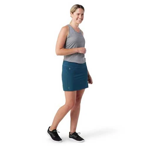 Smartwool Women's Merino Sport Lined Skirt - Twilight Blue 2 Smartwool Women's Merino Sport Lined Skirt - Twilight Blue