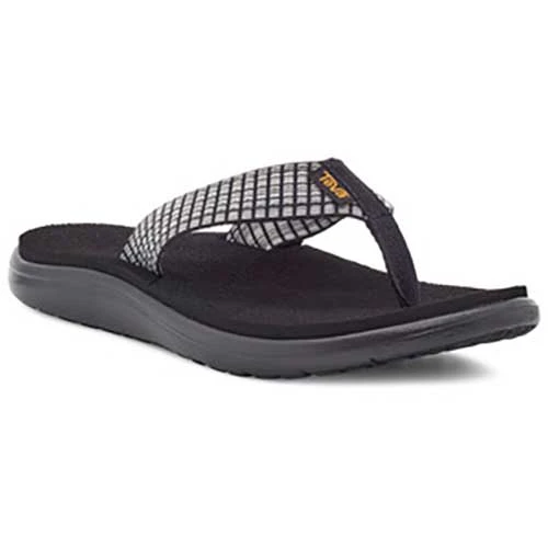 Teva Women's Voya Flip Sandal - Bar Street Multi White - Regular (B) 2 Teva Women's Voya Flip Sandal - Bar Street Multi White - Regular (B)