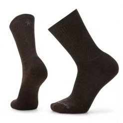 Smartwool Accessories Men's Everyday Solid Rib Crew Socks - Chestnut