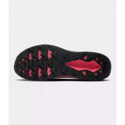 North Face Shoes Men's VECTIV Eminus Trail Shoe - TNF White Trail Marker Print/Coral - Regular (D)