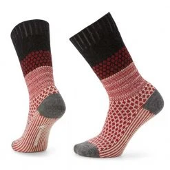 Smartwool Women's Everyday Popcorn Cable Crew Socks - Pomegranate Accessories