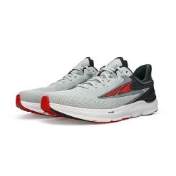Altra Men's Torin 6 Running Shoe - Gray/Red - Regular (D) Shoes