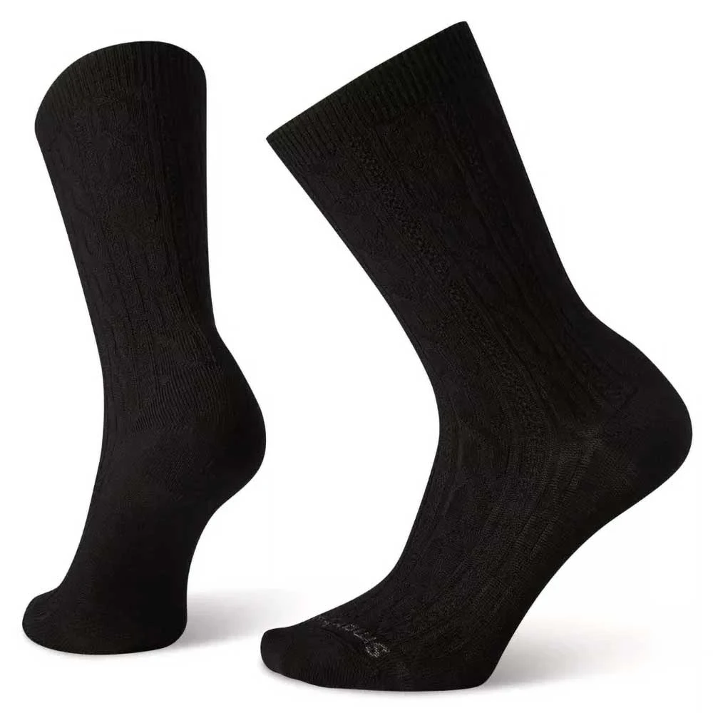 Smartwool Accessories Women's Everyday Cable Crew Socks - Black 1 Smartwool Accessories Women's Everyday Cable Crew Socks - Black
