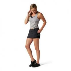 Smartwool Women's Merino Sport Lined Skirt - Black Bottoms