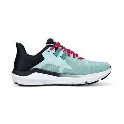 Altra Shoes Women's Provision 6 Running Shoe - Black/Light Blue - Regular (B)