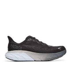 HOKA Shoes Women's Arahi 6 Running Shoe- Black/White - Wide (D)