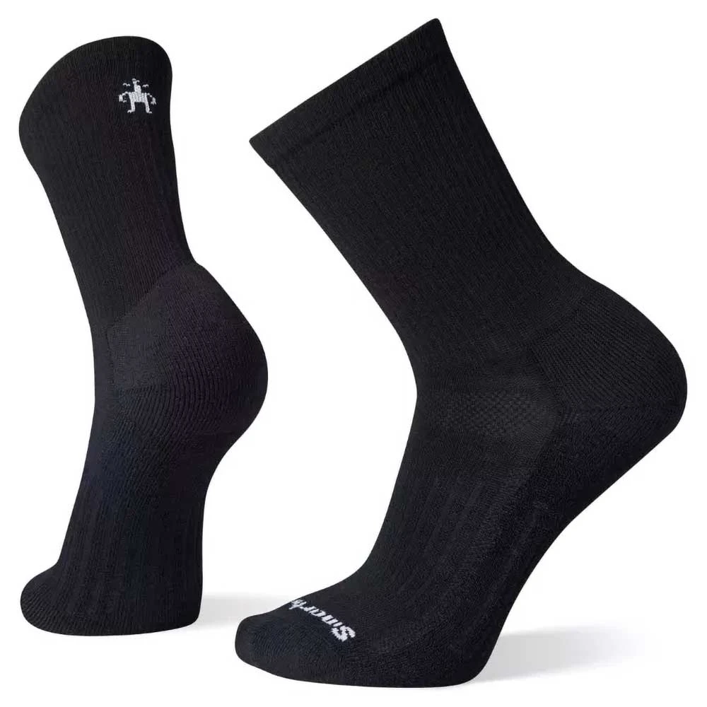 Smartwool Accessories Men's Walk Light Cushion Crew Socks - Black 1 Smartwool Accessories Men's Walk Light Cushion Crew Socks - Black