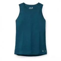 Smartwool Women's Merino Sport 120 High Neck Tank - Twilight Blue Tops