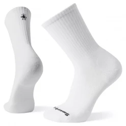 Smartwool Men's Athletic Light Elite Crew - White Socks