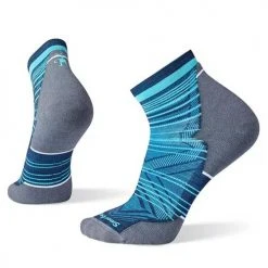 Smartwool Men's Run Targeted Cushion Pattern Ankle Socks - Deep Navy