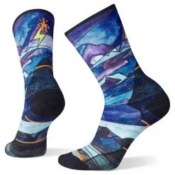 Smartwool Women's Athlete Edition Run Print Crew Socks - Multi Color