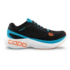 TOPO Athletic Men's Specter Running Shoe- Black/Blue- Regular (D)