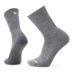 Smartwool Men's Everyday Solid Rib Crew Socks - Medium Gray Accessories