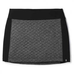 Smartwool Women's Diamond Peak Quilted Skirt - Black Heather Dresses & Skirts