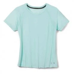 Smartwool Tops Women's Merino Sport 120 Short Sleeve - Bleached Aqua Heather