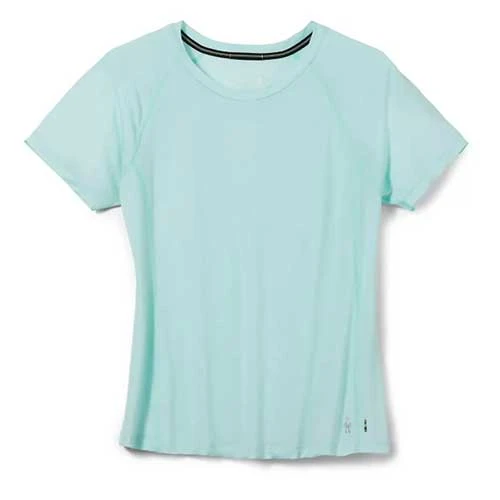 Smartwool Tops Women's Merino Sport 120 Short Sleeve - Bleached Aqua Heather 1 Smartwool Tops Women's Merino Sport 120 Short Sleeve - Bleached Aqua Heather