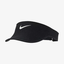 Nike Hats Women's AeroBill Dri-FIT Adv Run Visor - Black