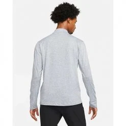 Men's Nike DriFIT Element 1/2 Zip Running Top - Smoke Grey/Grey Fog/Reflective Silver Tops