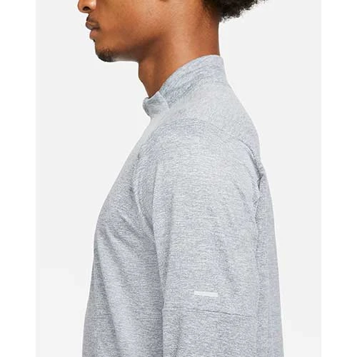Men's Nike DriFIT Element 1/2 Zip Running Top - Smoke Grey/Grey Fog/Reflective Silver Tops 4 Men's Nike DriFIT Element 1/2 Zip Running Top - Smoke Grey/Grey Fog/Reflective Silver Tops