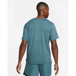 Men's Nike Dri-FIT Miler Running Top - Ash Green Apparel