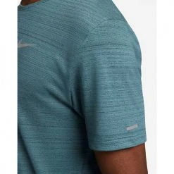 Men's Nike Dri-FIT Miler Running Top - Ash Green Apparel
