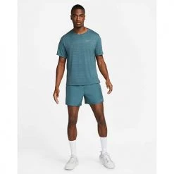 Men's Nike Dri-FIT Miler Running Top - Ash Green Apparel