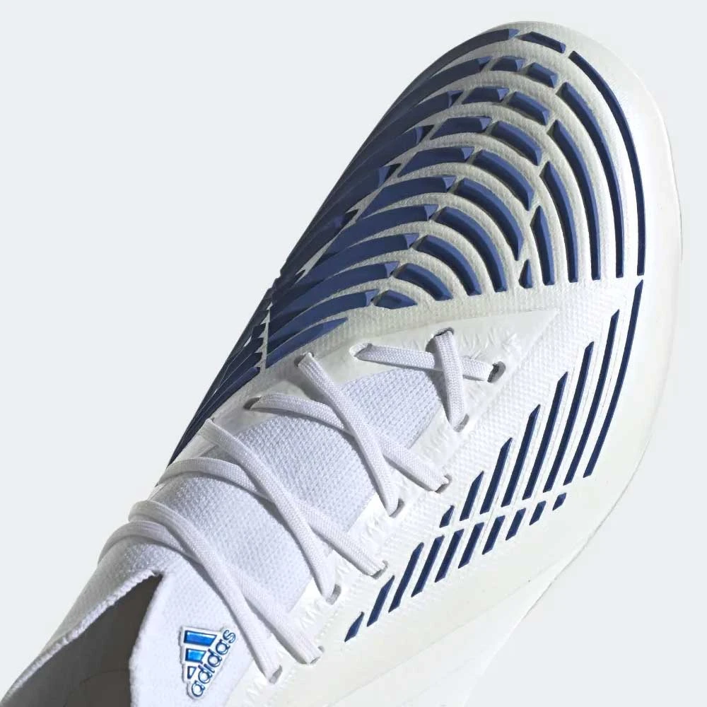 Adidas Men's Predator Edge .1 Firm Ground Soccer Shoe-Ftwr White/Harbor Blue 9 Adidas Men's Predator Edge .1 Firm Ground Soccer Shoe-Ftwr White/Harbor Blue