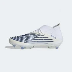 Adidas Men's Predator Edge .1 Firm Ground Soccer Shoe-Ftwr White/Harbor Blue 11 Adidas Men's Predator Edge .1 Firm Ground Soccer Shoe-Ftwr White/Harbor Blue