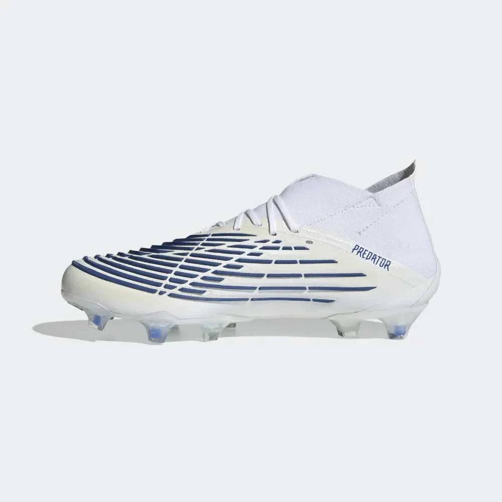 Adidas Men's Predator Edge .1 Firm Ground Soccer Shoe-Ftwr White/Harbor Blue 3 Adidas Men's Predator Edge .1 Firm Ground Soccer Shoe-Ftwr White/Harbor Blue