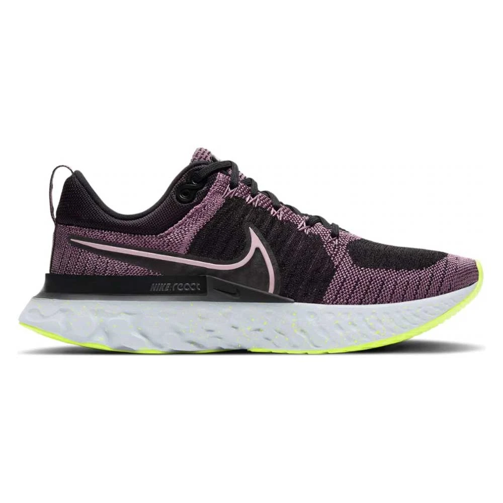 Nike Women's React Infinity Run 2 Running Shoe - Violet Dust/Elemental Pink/Black/Cyber - Regular (B) 1 Nike Women's React Infinity Run 2 Running Shoe - Violet Dust/Elemental Pink/Black/Cyber - Regular (B)