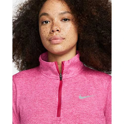 Women's Nike Dri-FIT Element 1/2 Zip Running Top - Mystic Hibiscus Tops 3 Women's Nike Dri-FIT Element 1/2 Zip Running Top - Mystic Hibiscus Tops