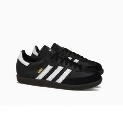 Adidas Unisex Samba Soccer Shoe - Black/White-Regular (D)