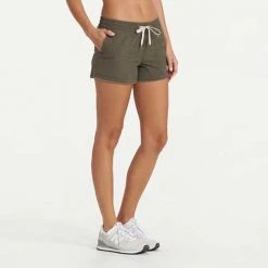 Vuori Women's Vintage Ripstop Short - Dark Oregano Bottoms