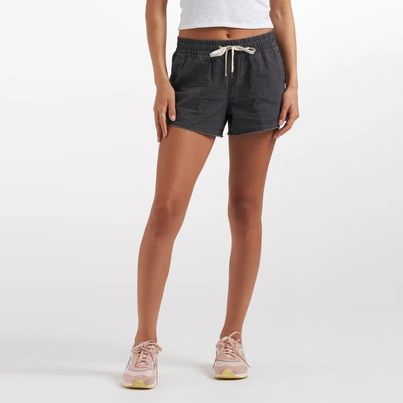 Vuori Women's Vintage Ripstop Short - Charcoal Bottoms 1 Vuori Women's Vintage Ripstop Short - Charcoal Bottoms