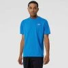 New Balance Men's Impact Run Short Sleeve - Serene Blue Heather