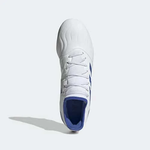 Adidas Men's Copa Sense .3 FG Soccer Shoe - White/Hi Res Blue 5 Adidas Men's Copa Sense .3 FG Soccer Shoe - White/Hi Res Blue