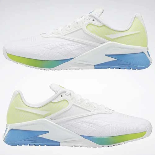 Reebok Women's Nano X2 Running Shoe - Ftwr White/Essential Blue/Acid Yellow - Regular (B) Shoes 3 Reebok Women's Nano X2 Running Shoe - Ftwr White/Essential Blue/Acid Yellow - Regular (B) Shoes