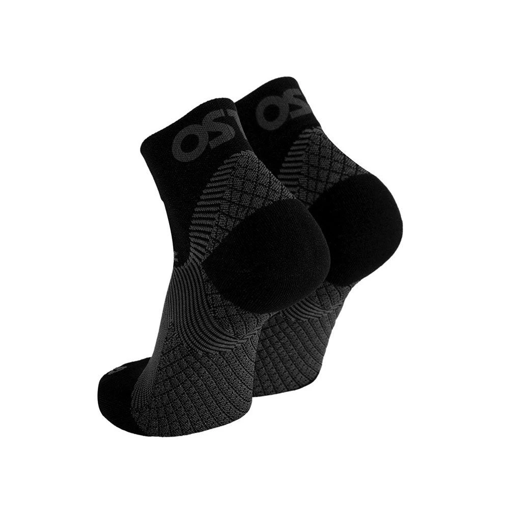 OS1st FS4 Plantar Fasciitis Quarter Crew Socks - Black 1 OS1st FS4 Plantar Fasciitis Quarter Crew Socks - Black