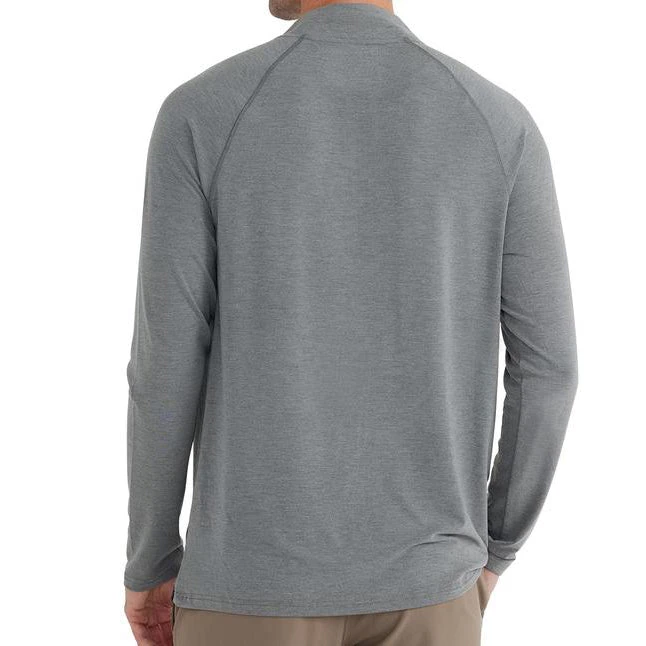 Free Fly Men's Bamboo Flex Quarter Zip - Heather Graphite Tops 3 Free Fly Men's Bamboo Flex Quarter Zip - Heather Graphite Tops