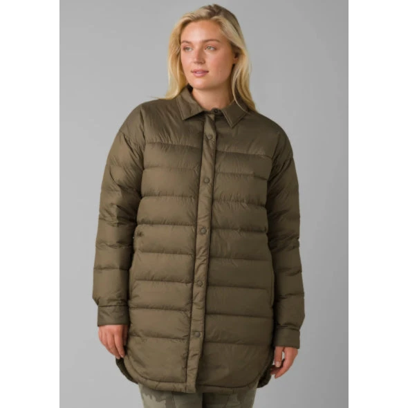 Prana Women's Globe Thistle Shirt Jacket - Slate Green Jackets & Vests 2 Prana Women's Globe Thistle Shirt Jacket - Slate Green Jackets & Vests