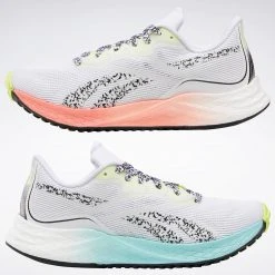 Reebok Women's Goodr X Floatride Energy 3.0 Running Shoes - Footwear White/Twisted Coral/Digital Glow- Regular (B) 18 Reebok Women's Goodr X Floatride Energy 3.0 Running Shoes - Footwear White/Twisted Coral/Digital Glow- Regular (B)