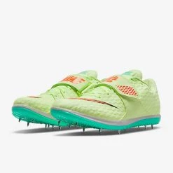 Men's Nike High Jump Elite - Barely Volt/Hyper Orange/Dynamic Turq - Regular (D) Shoes